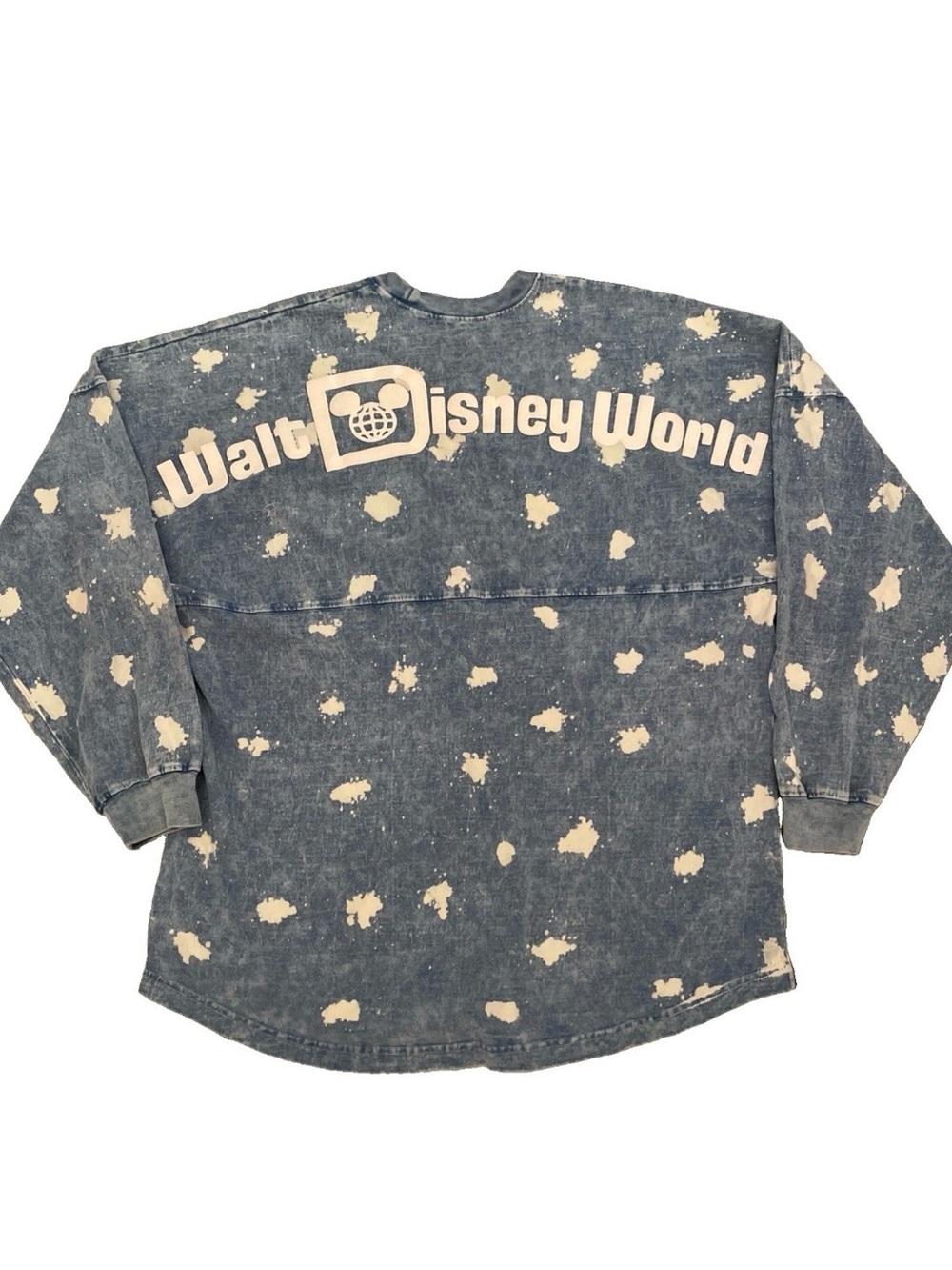 Walt Disney World Spirit Jersey Denim Bleach Adult Large